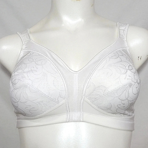 38C Exquisite Form 5100706 Wire Free Bra White - New without Tags - Picture 1 of 3
